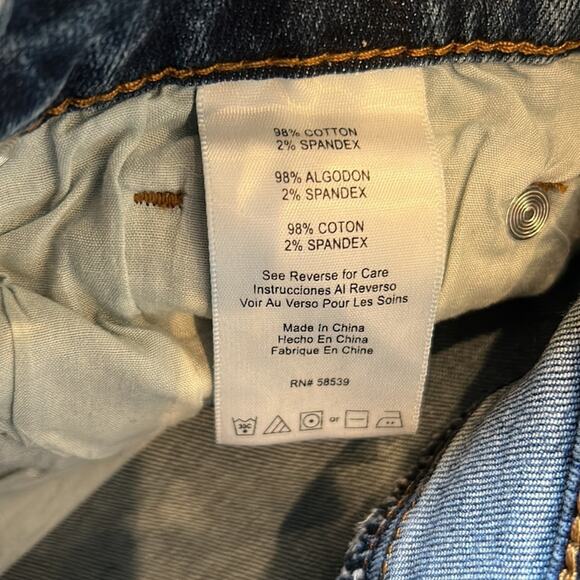 STS BLUE Cara Straight Leg Distressed Ankle Length Jeans 26 - Picture 7 of 7